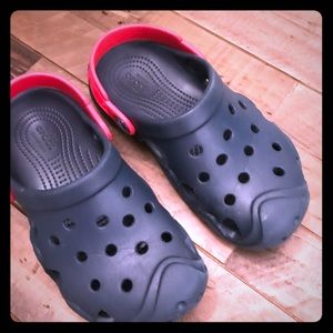 Navy Crocs - Boys